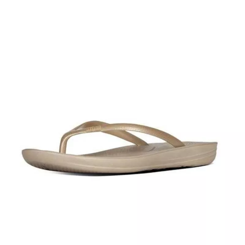 FitFlop iQushion Toe-Post Sandals E54-010 כפכפי אצבע לנשים בצבע זהב