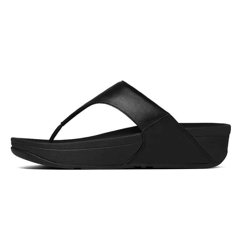 I88-001 | FitFlop Lulu Toe-Post Sandals כפכפי אצבע לנשים בצבע שחור – תמונה 3