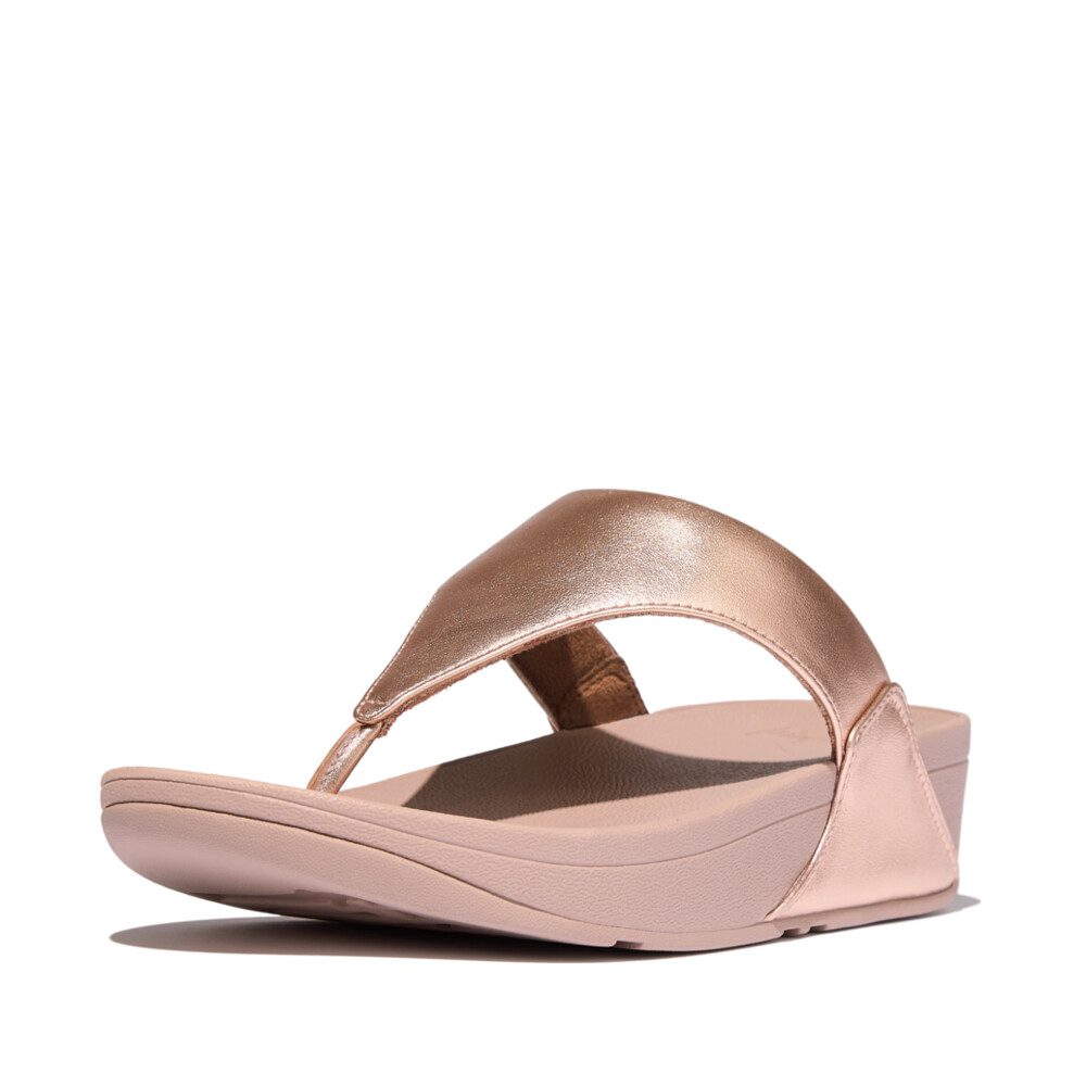 I88-323 | FitFlop Lulu Toe-Post Sandals כפכפי אצבע לנשים בצבע רוז גולד