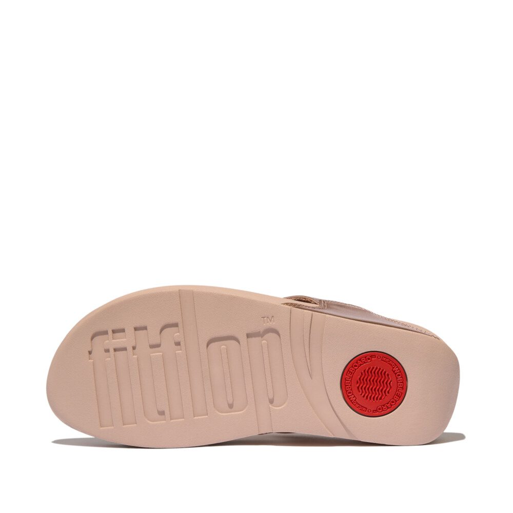 I88-323 | FitFlop Lulu Toe-Post Sandals כפכפי אצבע לנשים בצבע רוז גולד – תמונה 5