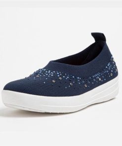 נעלי בלרינה אוברניט אומברה קריסטל כחול DV4-399 | FITFLOP