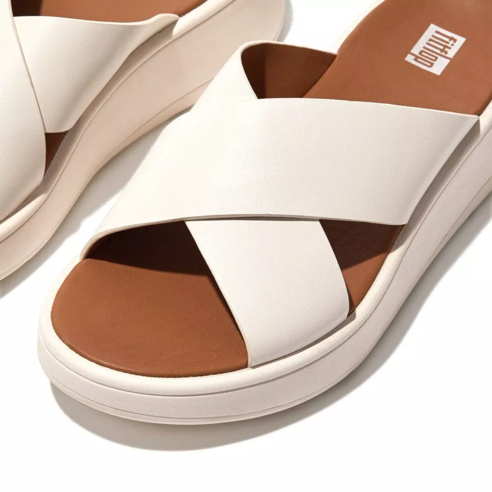 FW5-477 | FITFLOP כפכפי פ-מוד פלאט פורם קרוס סלייד קרם – תמונה 5