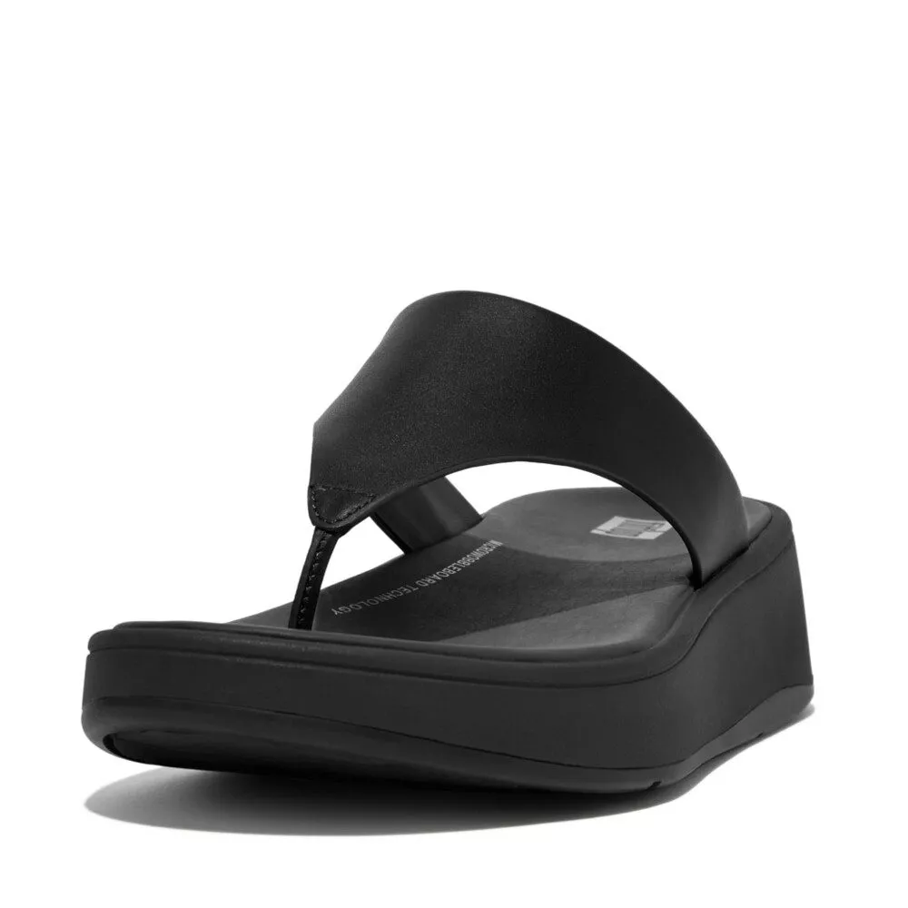 FitFlop | FW4-090 כפכפי פ-מוד פלאט פורם אצבע שחור – תמונה 4