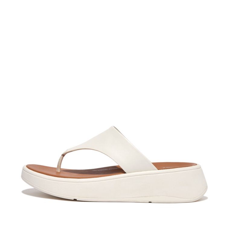 ⁦FitFlop | FW4-477  כפכפי פ-מוד פלאט פורם אצבע קרם⁩ – תמונה ⁦6⁩