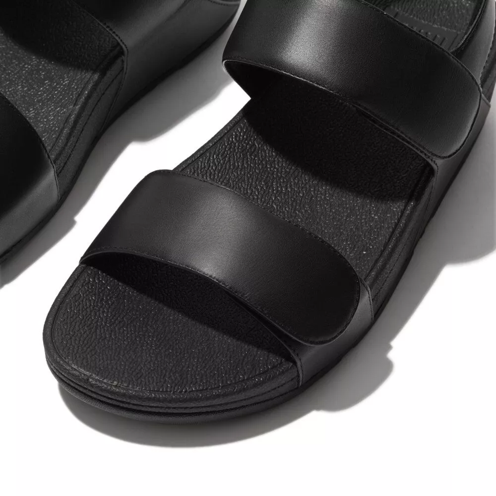 FV8-090 | FitFlop Lulu Strap Sandals סנדלי נשים עם רצועה בצבע שחור – תמונה 2