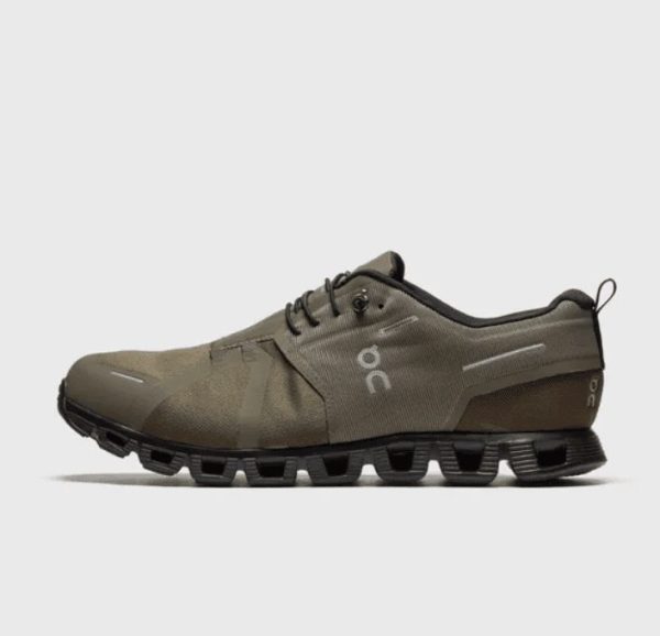 נעלי ריצה חסין מים און קלאוד גבר זית Cloud 5 Waterproof Olive | Black