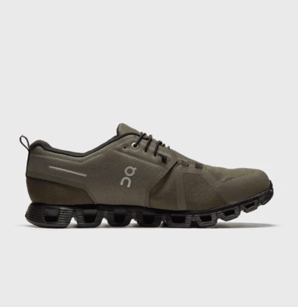 ⁦נעלי ריצה חסין מים און קלאוד גבר זית Cloud 5 Waterproof Olive | Black⁩ – תמונה ⁦5⁩