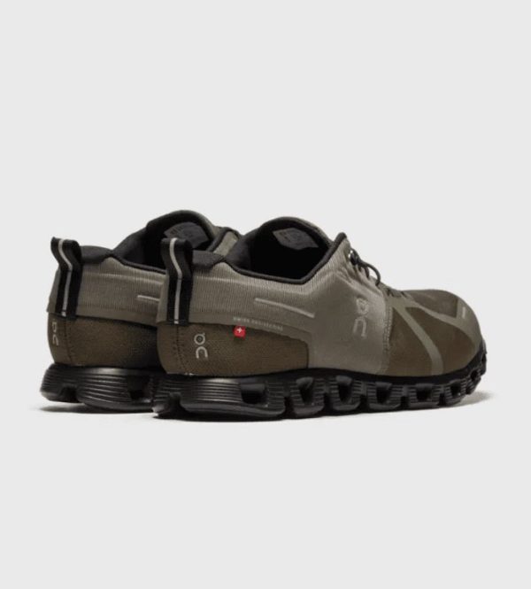 ⁦נעלי ריצה חסין מים און קלאוד גבר זית Cloud 5 Waterproof Olive | Black⁩ – תמונה ⁦4⁩