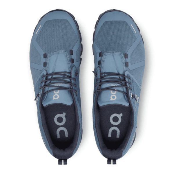 ⁦נעלי ריצה חסין מים און קלאוד גבר  Cloud 5 Waterproof Metal | Navy⁩ – תמונה ⁦2⁩