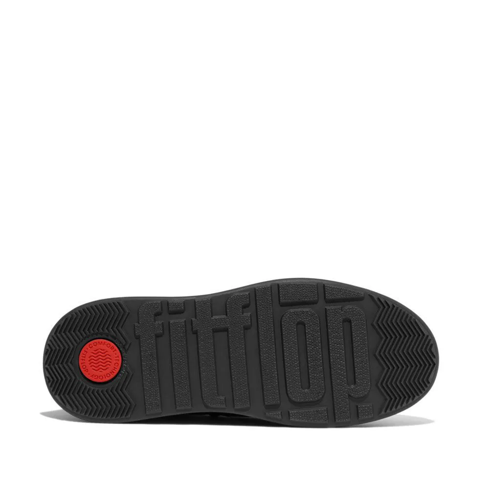 FitFlop | GM2-090 מגפי קרסול פ-מוד מעור שטוח עם רוכסן שחור – תמונה 6