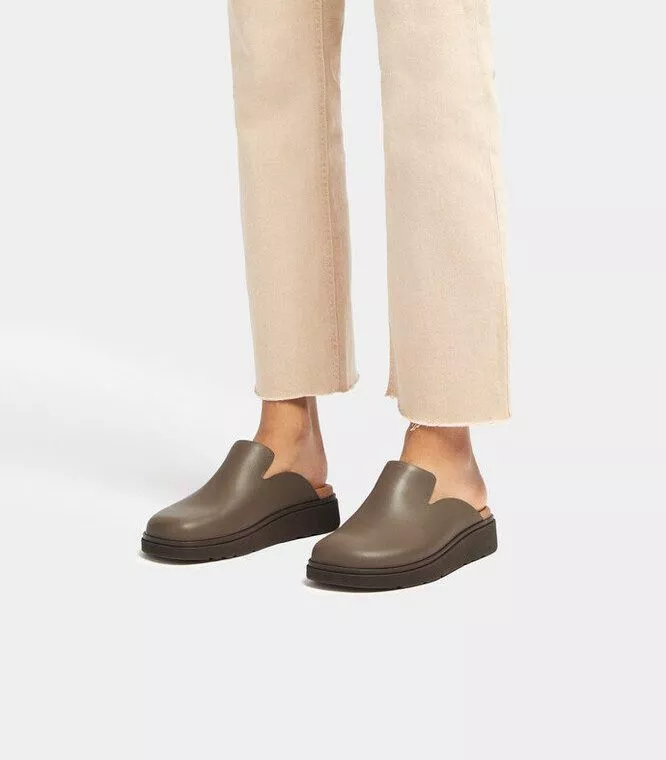 FitFlop | GK7-A76 כפכף פתוח מעור אפור