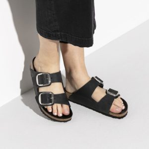 כפכפי בירקנשטוק עם אבזם לנשים BIRKENSTOCK / Arizona Black