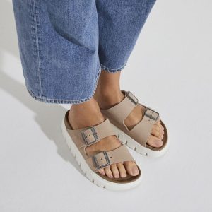 כפכפי בירקנשטוק לנשים BIRKENSTOCK / Arizona Chunky Warm Sand