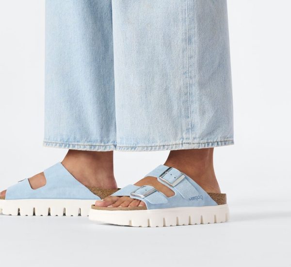 כפכפי בירקנשטוק לנשים BIRKENSTOCK / Arizona Chunky Mineral Blue