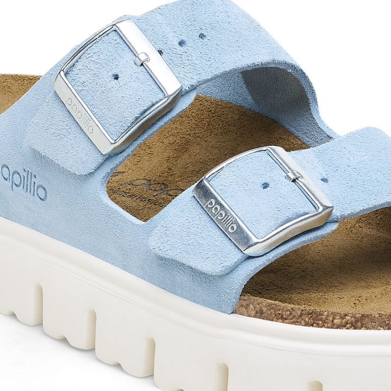 ⁦כפכפי בירקנשטוק לנשים BIRKENSTOCK / Arizona Chunky Mineral Blue⁩ – תמונה ⁦4⁩