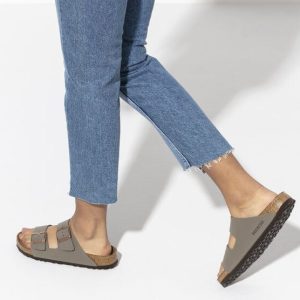 כפכפי בירקנשטוק לגבר BIRKENSTOCK / Arizona Nubuck Stone
