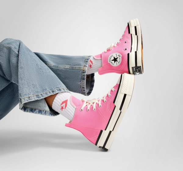 ⁦סניקרס קנבס גבוהות נשים CONVERSE /  CHUK 70⁩ – תמונה ⁦6⁩
