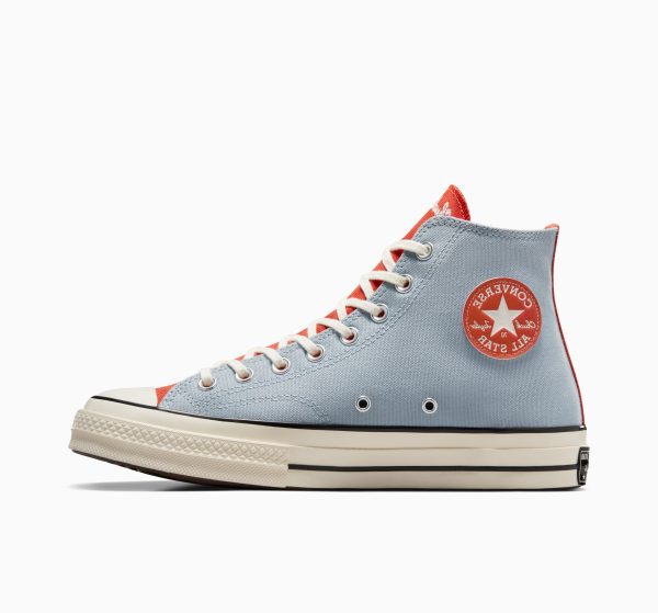 סניקרס קנבס גבוהות גבר CONVERSE /  CHUK 70