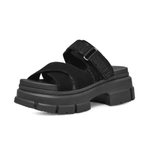 כפכפי נשים פלטפורמה UGG / Ashton Slide Black