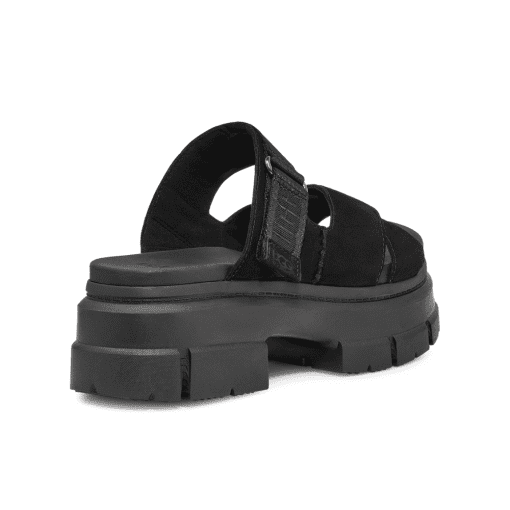⁦כפכפי נשים פלטפורמה UGG / Ashton Slide Black⁩ – תמונה ⁦4⁩