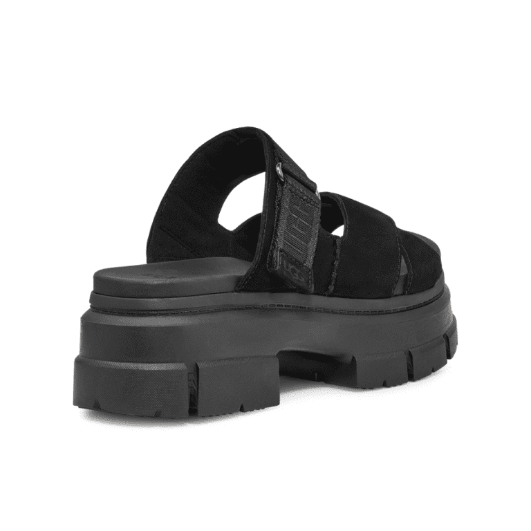 ⁦כפכפי נשים פלטפורמה UGG / Ashton Slide Black⁩ – תמונה ⁦4⁩