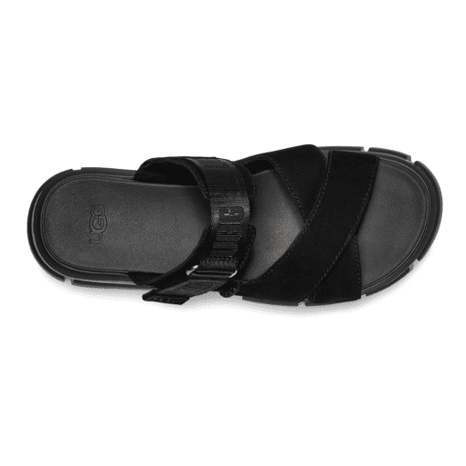 ⁦כפכפי נשים פלטפורמה UGG / Ashton Slide Black⁩ – תמונה ⁦5⁩