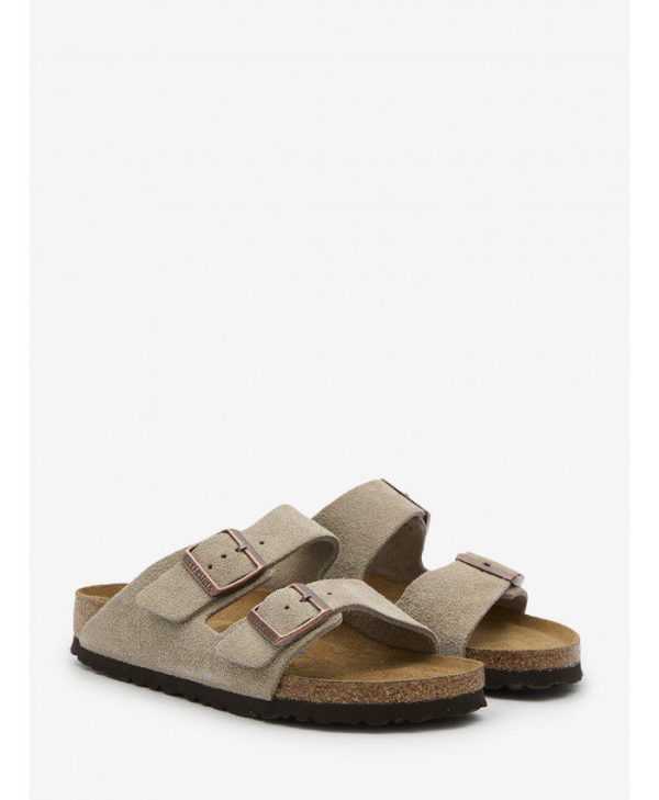 ⁦כפכפי בירקנשטוק לנשים BIRKENSTOCK / Arizona Taupe⁩ – תמונה ⁦2⁩