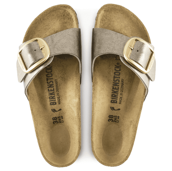 ⁦כפכפי בירקנשטוק עם אבזם לנשים BIRKENSTOCK / Madrid Taupe⁩ – תמונה ⁦4⁩