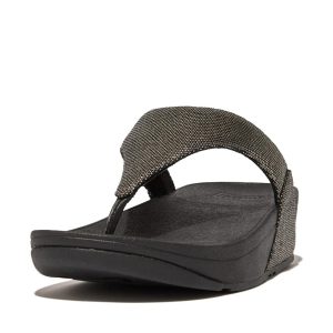 FitFlop | HQ9-B06  כפכפי לולו גליץ שחור פיוטר