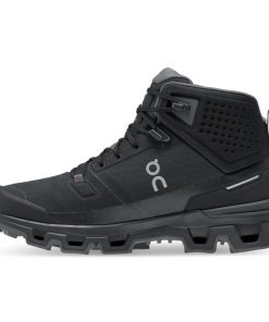 נעלי הליכה און קלאוד חסין מים לנשים Cloudrock 2 Waterproof Black | Eclipse