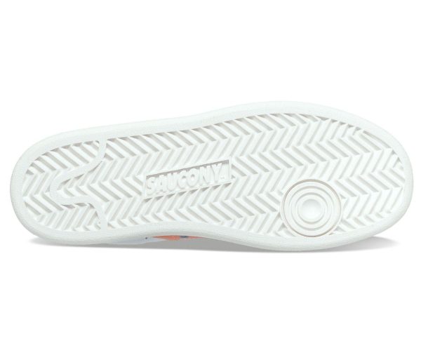 ⁦סניקרס נמוכות לנשים SAUCONY / JAZZ COURT WHITE/BLUSH⁩ – תמונה ⁦5⁩