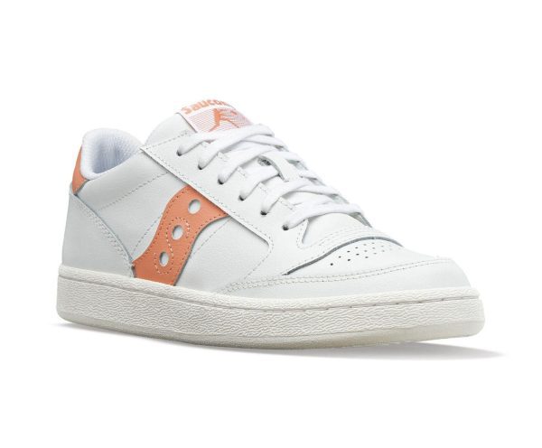 ⁦סניקרס נמוכות לנשים SAUCONY / JAZZ COURT WHITE/BLUSH⁩ – תמונה ⁦2⁩
