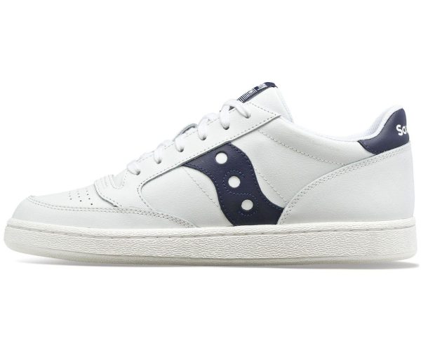 ⁦סניקרס נמוכות לגבר SAUCONY / JAZZ COURT WHITE/NAVY⁩ – תמונה ⁦3⁩