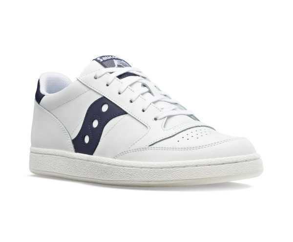 ⁦סניקרס נמוכות לגבר SAUCONY / JAZZ COURT WHITE/NAVY⁩ – תמונה ⁦2⁩