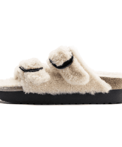 כפכפי בירקנשטוק פלטפורמה עם פרווה לנשים BIRKENSTOCK / Arizona