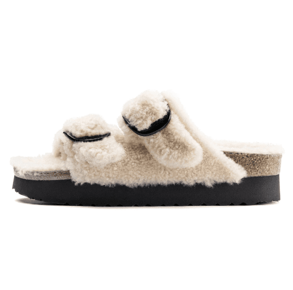 כפכפי בירקנשטוק פלטפורמה עם פרווה לנשים BIRKENSTOCK / Arizona