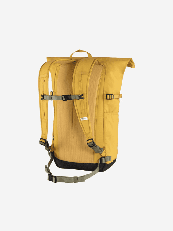 ⁦Fjallraven Kanken High Coast Foldsack - תיק שק/גב קאן קן 24 ליטר בצבע חרדל⁩ – תמונה ⁦2⁩