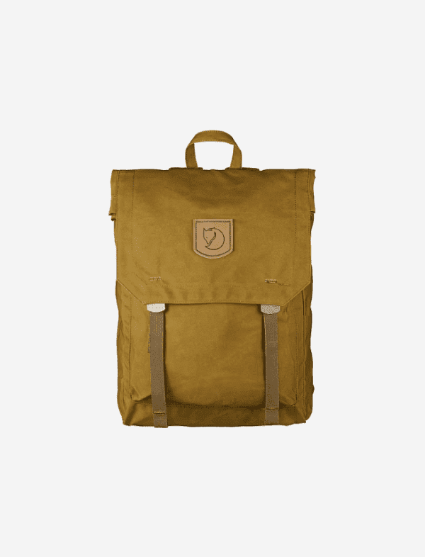 Kanken Fjallraven Foldsack no.1- תיק גב פולדסק בצבע חום צהבהב