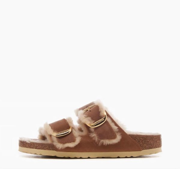 כפכפי בירקנשטוק עם פרווה לנשים BIRKENSTOCK / Arizona