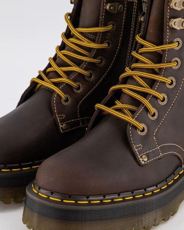 ⁦מגפוני פלטפורמה ג'יידון חום DR.MARTENS /  Jadon Arc⁩ – תמונה ⁦3⁩