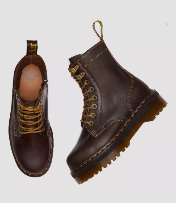 ⁦מגפוני פלטפורמה ג'יידון חום DR.MARTENS /  Jadon Arc⁩ – תמונה ⁦5⁩