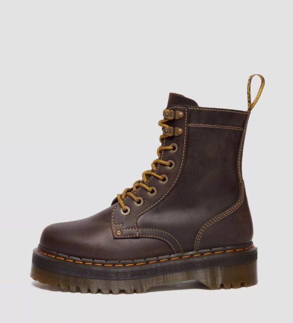 מגפוני פלטפורמה ג'יידון חום DR.MARTENS /  Jadon Arc