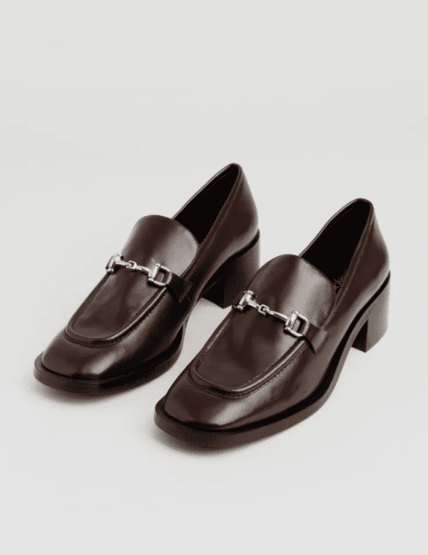 ⁦מוקסיני לנשים חום Jeffrey Campbell /  REIDDARK⁩ – תמונה ⁦2⁩