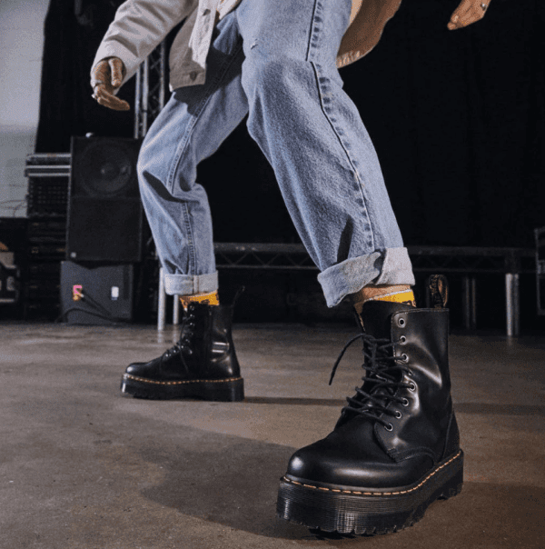 ⁦מגפוני פלטפורמה ג'יידון שחור DR.MARTENS /  Jadon⁩ – תמונה ⁦2⁩