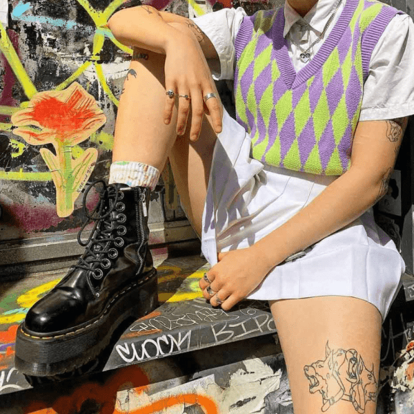 ⁦מגפוני פלטפורמה ג'יידון מקס DR.MARTENS /  Jadon⁩ – תמונה ⁦2⁩