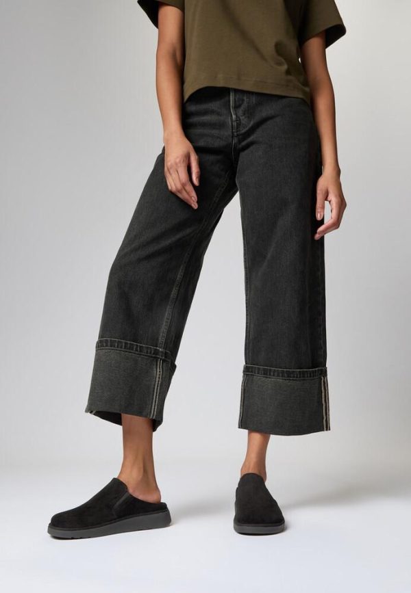 ⁦FitFlop | IF6-001  כפכף פתוח מעור שחור⁩ – תמונה ⁦6⁩