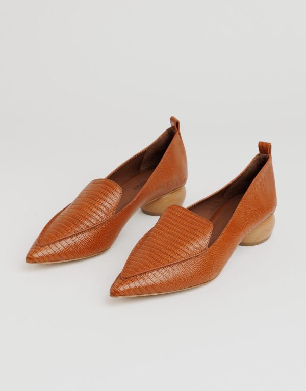 מוקסיני לנשים טאן Jeffrey Campbell /  VIONA-WD