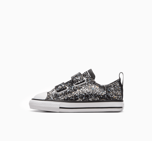 סניקרס קנבס נמוכות תינוקות פחם  CONVERSE /  CTAS 2V OX