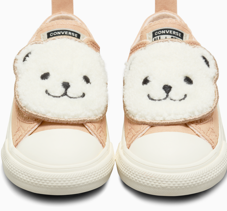 ⁦סניקרס קנבס נמוכות תינוקות בז' CONVERSE / CTAS ONE STRAP OX⁩ – תמונה ⁦3⁩