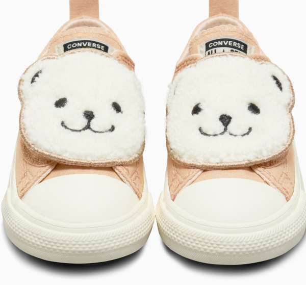 ⁦סניקרס קנבס נמוכות תינוקות בז' CONVERSE / CTAS ONE STRAP OX⁩ – תמונה ⁦3⁩